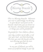 Made As Intended Crystal White Pearl Blessing Bracelet, Regular Size