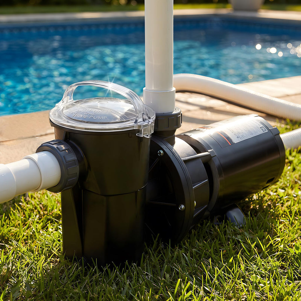 ComfyKit Pool Pump Lid and O-Ring Replacement Compatible with Hayward Power-Flo SPX1500D2A, Clear Pump Strainer Cover for Above Ground Pool Pump