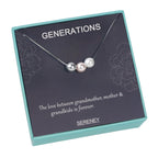 Sereney 925 Sterling Silver Grandma Necklace as Birthday Gifts for Grandma