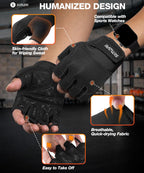 SIMARI Breathable Workout Gloves for Men & Women, Weight Lifting Gloves with Padded, Grip, Full Palm Protection, Gift for Gym Exercise, Cycling, Weightlifting Training, Fitness, Black, Size XS