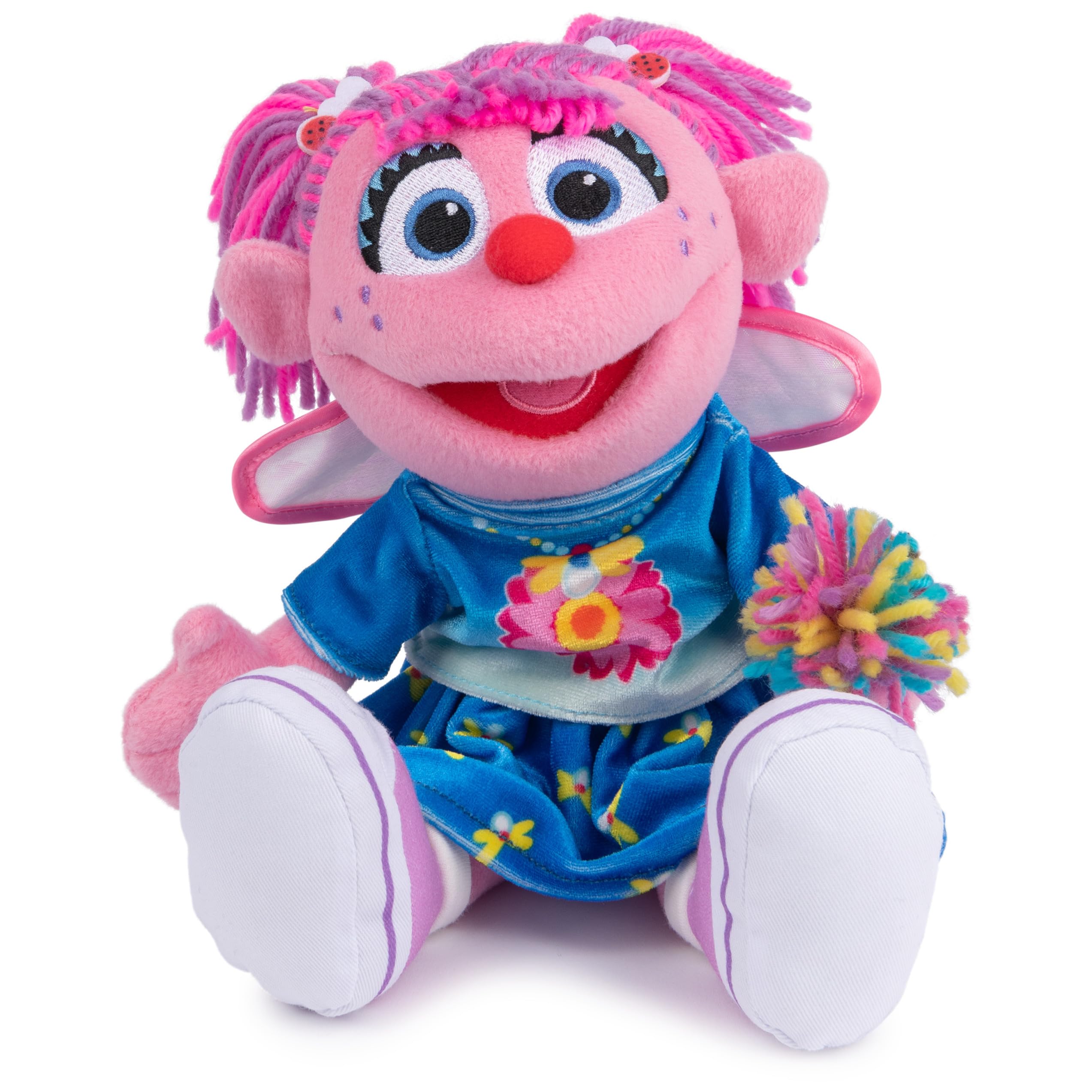 GUND Sesame Street Official Abby Cadabby Muppet Plush, Premium Plush Toy for Ages 1 & Up, Pink/Blue, 11”