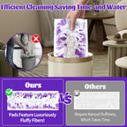 40 Pack Disposable Mop Pads Compatible with Swiffer Power Mop Pads Replacement for Swiffer Power Mop Refills, Multi-Surface Mopping Pad Refills, Wet Pads Refill for Floor Cleaning