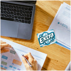 EXTRA Gum Polar Ice Sugarfree Mint Chewing Gum Mega Packs, 35 Count, 6 Pack
