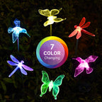 SOLPEX Solar Garden Lights Decor Butterfly Path Lights Outdoor Decorations