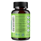 NATURELO Magnesium Glycinate Chelate Complex - 200 mg Magnesium with Organic Vegetables to Support Sleep, Calm, Muscle Cramp & Stress Relief - Gluten Free, Non GMO - 120 Capsules