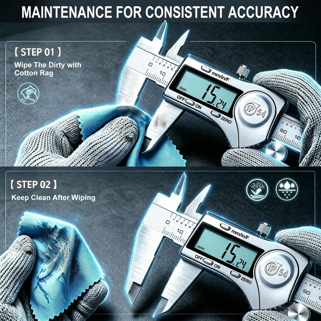 Kynup Digital Caliper, Caliper Measuring Tool, Stainless Steel Micrometer