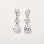 SWEETV Marquise Wedding Earrings for Brides, Bridesmaids
