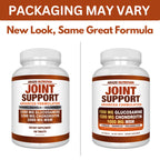 Arazo Nutrition Glucosamine Chondroitin Turmeric Msm Boswellia - Joint Support Supplement for Relief 180 Tablets for Bones, Back, Knees, Hands (180 Tablets)