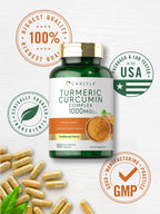 Carlyle Turmeric Curcumin with Black Pepper | 180 Capsules | Turmeric Complex Supplement | Non-GMO, Gluten Free