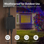 BN-LINK Outdoor 24-Hour Mechanical Timer Outlet, 2 Grounded Outlets, 2 Pack
