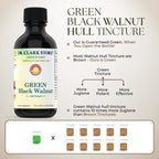 Original Green Black Walnut Hull Tincture (Extra Strength) by Dr. Hulda Clark (2 Fl Oz (Pack of 1))