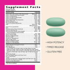 GNC Women’s Ultra Mega Multivitamin Caplets, Clinically Proven to Feel Better, Immune Support, Vitamin A, B, C, D, Iron, Biotin, Beauty, Gluten Free, Timed Release, 90 ct, 45 svgs