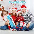Toy Piano Keyboard for Kids Upgrade Electric Pianos Toys for 3 4 5 6 7 8 Year Old Girls Boys Beginners Keyboards with Microphone Toy for 3+ Year Old Kid Gifts (Blue)