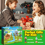 100PCS Magnetic Blocks - Build Mine Magnet World Forest Set, STEM Building Toys for Kids Ages 4-8, Classroom Must Haves Construction Toys, Sensory Toddler Toys Gift for 3+ Year Old Boys & Girls