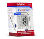 Omron 5 Series Upper Arm Blood Pressure Monitor with Cuff that fits Standard and Large Arms