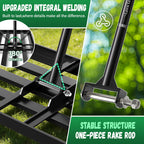 36X12 Lawn Leveling Rake,Lawn Leveler with 78" Long Handle