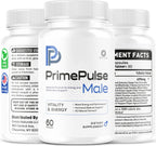 (3 Pack) Prime Pulse Male Pills - PrimePulse Capsules Advanced Formula Support Maximum Strength, PrimePulse All Natural Daily Vitamins for Health and Wellness Reviews, 180 Capsules for 3 Months