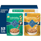 Blue Buffalo Delectables Variety Pack Dog Food Topper, 3 oz, 12 ct