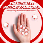 Starlight Peppermint Candy Bulk - 5 Pounds Approx 450 Candies - Hard Candy Individually Wrapped Christmas - Holiday Mints