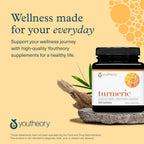 Youtheory Turmeric - 450 mg - with Black Pepper & Olive Leaf - Supports Joint & Brain Health* - Contains Bioenhancers, Curcuminoids & Herbal Extracts - 120 Tablets (40-Day Supply)
