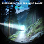 Tughlax 3Pack Rechargeable Flashlights High Lumens, Super Bright Flashlight with LCD Digital Display, 5 Modes Adjustable LED Flashlight Tactical Flashlights High Powered, Flash Lights for Emergency