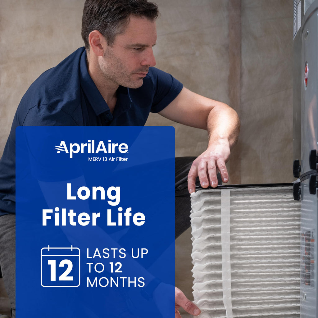 AprilAire 413 Replacement Filter for AprilAire Whole House Air Purifiers - MERV 13, Healthy Home Allergy, 16x25x4 Air Filter (Pack of 1)