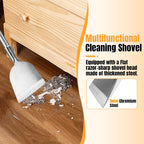 ROLKAR Floor Scraper Long Handle Multifunctional Cleaning Shovels Flat Head