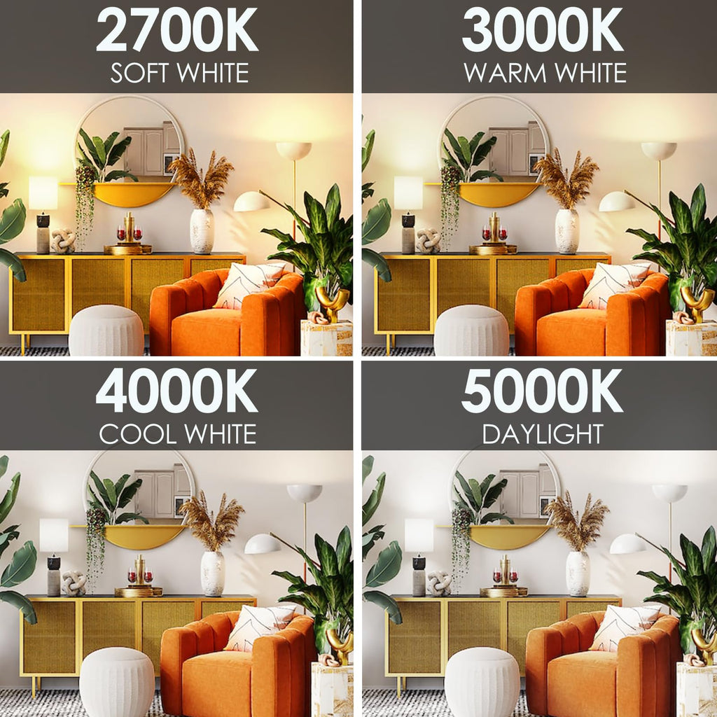 E ENERGETIC LIGHTING Dimmable LED Light Bulbs, 60W Equivalent, Soft White 2700K, 8W 800 Lumens LED Bulbs, E26 Base Standard Light Bulbs, ETL Listed, 12 Packs