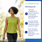 Pure Encapsulations DAO Enzyme - Histamine Breakdown Digestion Support Supplement* - Ease Digestive Discomfort & Skin Sensitivity* - Allergen-Free Health Supplement - 60 Capsules