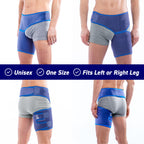 Neo-G Groin Brace for Thigh or Hamstring Injury. Groin Brace for Men and Women - for arthritis, pulled groin, strain - Adjustable Groin Compression Support - Unisex