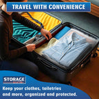 Large 3 Gallon Zippered Plastic Bags for Storage- 16'' x 18'', Ideal for Clothes Clothing, Travel, Moving, 2-mil Thick Clear Plastic, 60 pack