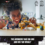 LEGO Marvel The Avengers vs. The Leviathan Superhero Toy, Building Set for Kids with Hulk Action Figure Plus 4 Marvel Minifigures, Avengers Birthday Gift for Boys and Girls Ages 7 and Up, 76290