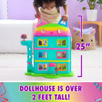 Gabby's Dollhouse, 14 Pc Celebration Dollhouse, 25-Inches Tall, with Toy Figures, Doll House Furniture & 10 Sounds, Kids Toys for Girls & Boys Ages 3+