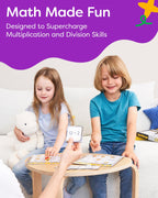 THE BAMBINO TREE Multiplication and Division Facts Bingo Game - 3rd 4th & 5th Grade Educational Math Learning for Classroom & Homeschool