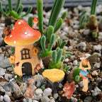 Sparkle Race Fairy Garden Accessories Kit with Miniature Figurines