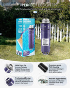 Replacement for Nature2 Duoclear 45 Mineral Cartridge W28002 for All DuoClear Fusion Soft Vision Pro Above Ground Inground System Pool System, Compatible with up to 45000 gallons Pool, W26002