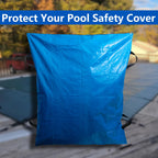 Adnee Pool Cover Storage Bag with 4 Carry Handles,48x57 Inch Waterproof Pool Safety Cover Stowaway Bag, Pool Cover Packing Bags for Pool Covers Organizing