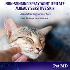 Pet MD Hydrocortisone Spray for Dogs, Cats, Horses - 4 oz
