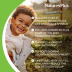 NaturesPlus Animal Parade Gold Children's Liquid Multivitamin, 16 fl oz - Natural Tropical Berry Flavor - Immune Support Supplement - Gluten Free, Vegan - 32 Servings