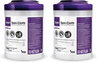 Professional Disposables Surface Disinfectant Super Sani-Cloth Wipes, 160Count (Pack of 2)