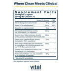 Vital Nutrients Cortisol Balance | Vegan Adrenal Support Supplements | Cortisol Manager Supports Energy & Stress Levels | Ashwagandha & Magnesium for Relaxation | Gluten, Dairy, Soy Free | 30 Capsules