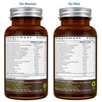Igennus Methylated Multivitamin for Men & Women 2-Pack, All-Day Nutrient Delivery, Pure & Clean, Methylfolate & Methylcobalamin, High Strength MTHFR Supplement, Non-GMO & Halal, 30 Day Supply