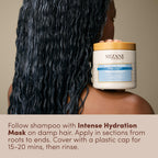 Mizani Moisture Fusion Intense Moisturizing Mask - Hydrating Hair Mask for Dry and Curly Hair, Deep Conditioning Treatment with Argan Oil, Sulfate-Free