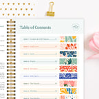 Official Spiral Bible in a Year, 52 Week Bible Study Guide (Floral)