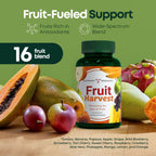 Supermed Research Fruits and Vegetables Supplements – 2 Pack Combination Fruit & Veggies Supplement – Whole Food Vitamins & Minerals for Adults – Superfood Veggie Vitamins for Adults (180 x 2, 360 Ct)