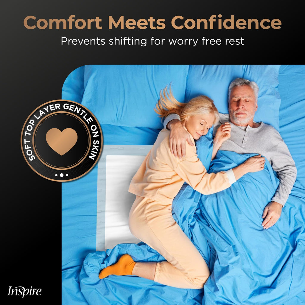 Inspire Extra Large Super Absorbent Disposable Bed Pads for Incontinence Ultra Thick and Absorbent Bed Pads Disposable Adult | Puppy Pads | Pee Pads for Adults (Duramax 36" x 36")