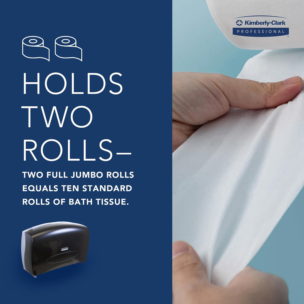 Scott Professional Jumbo Roll Toilet Paper Dispenser, Black (09551)