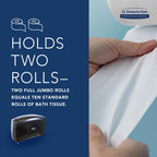 Scott Professional Jumbo Roll Toilet Paper Dispenser, Black (09551)