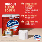 Charmin Ultra Strong Clean Touch Toilet Paper, 24 Family Mega Rolls = 120 Regular Rolls