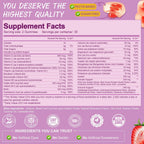 Totaria Sugar Free Multivitamin Gummies for Women 14+ w/Inositol, Iron, Folate, Biotin, Womens Daily Multivitamin Gummy w/Vitamin A, D, C, B, Support Hair, Skin, Energy, Immune, Strawberry Flavor